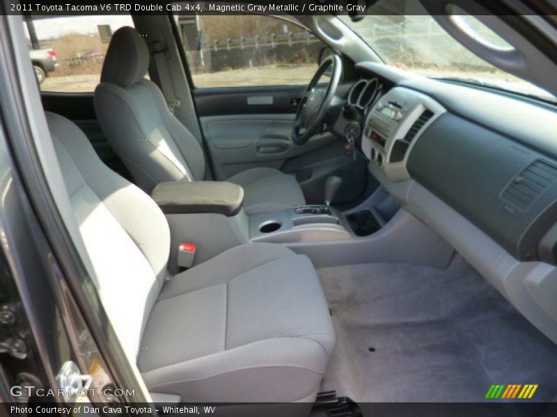 Magnetic Gray Metallic / Graphite Gray 2011 Toyota Tacoma V6 TRD Double Cab 4x4