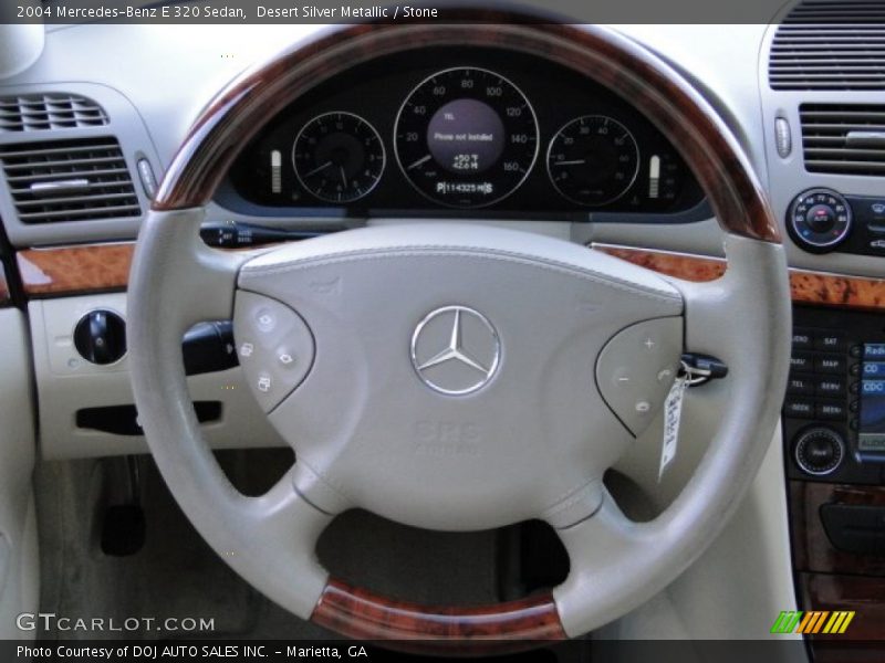 Desert Silver Metallic / Stone 2004 Mercedes-Benz E 320 Sedan