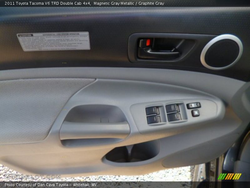 Magnetic Gray Metallic / Graphite Gray 2011 Toyota Tacoma V6 TRD Double Cab 4x4