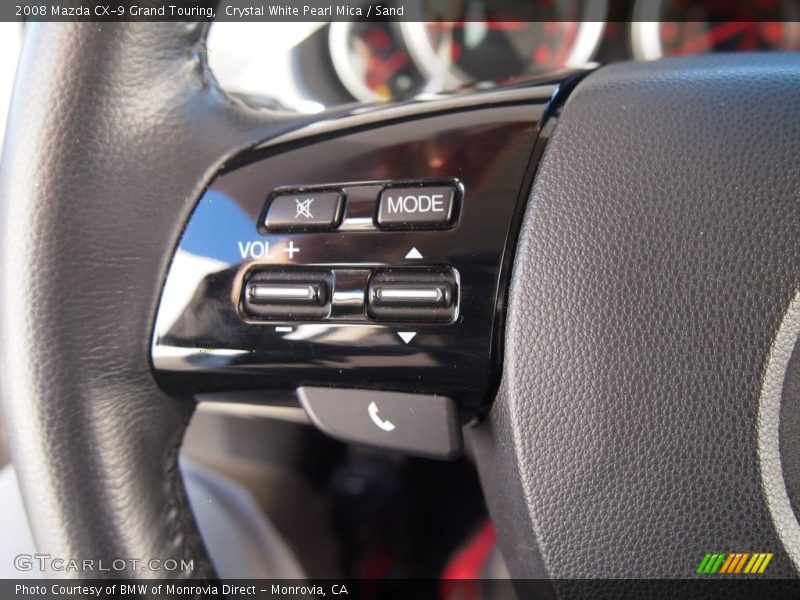Crystal White Pearl Mica / Sand 2008 Mazda CX-9 Grand Touring