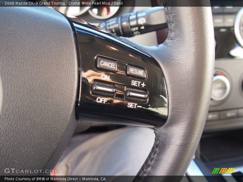 Crystal White Pearl Mica / Sand 2008 Mazda CX-9 Grand Touring