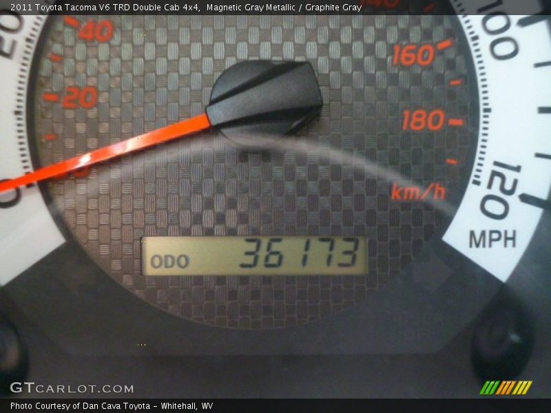 Magnetic Gray Metallic / Graphite Gray 2011 Toyota Tacoma V6 TRD Double Cab 4x4