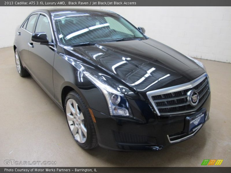 Black Raven / Jet Black/Jet Black Accents 2013 Cadillac ATS 3.6L Luxury AWD