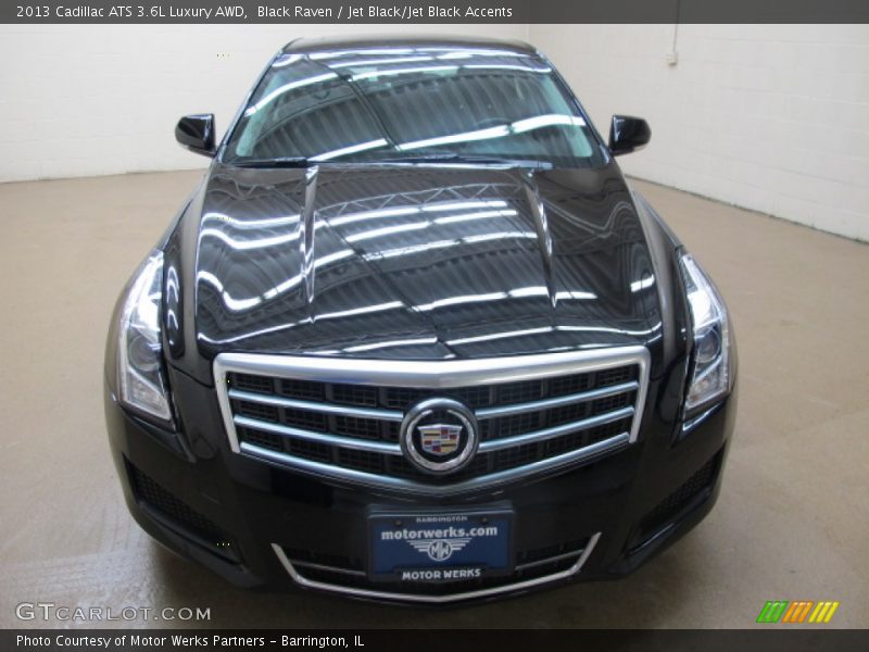 Black Raven / Jet Black/Jet Black Accents 2013 Cadillac ATS 3.6L Luxury AWD