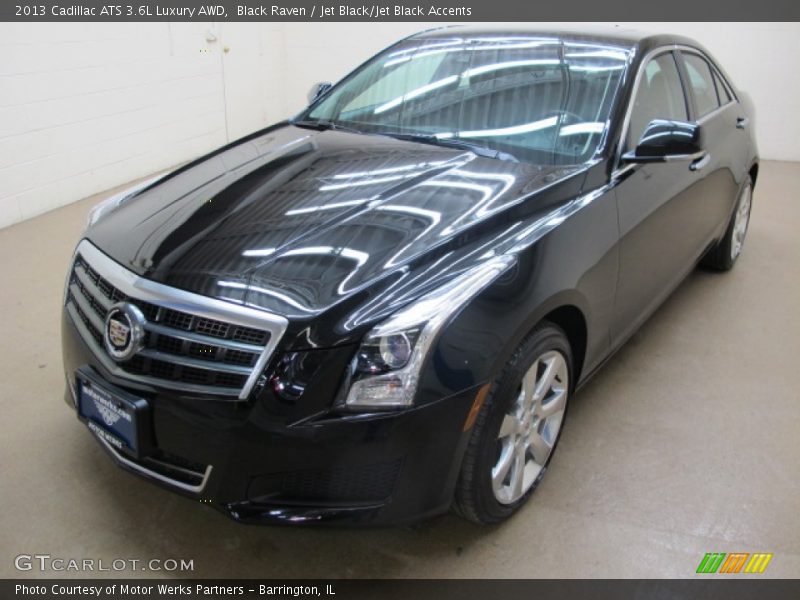 Black Raven / Jet Black/Jet Black Accents 2013 Cadillac ATS 3.6L Luxury AWD