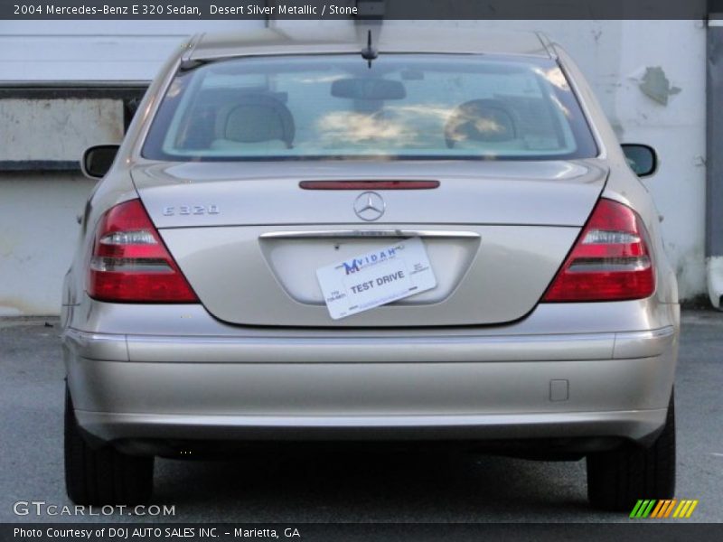 Desert Silver Metallic / Stone 2004 Mercedes-Benz E 320 Sedan