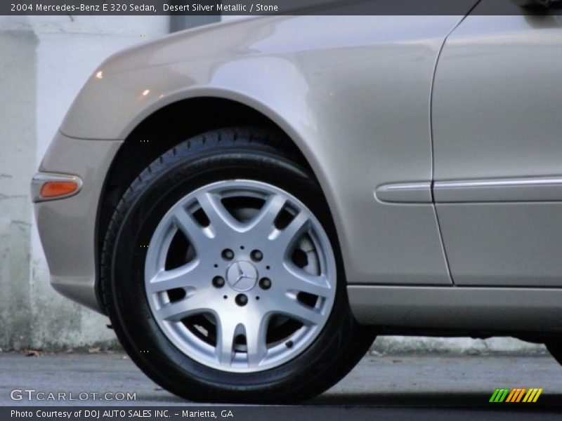 Desert Silver Metallic / Stone 2004 Mercedes-Benz E 320 Sedan