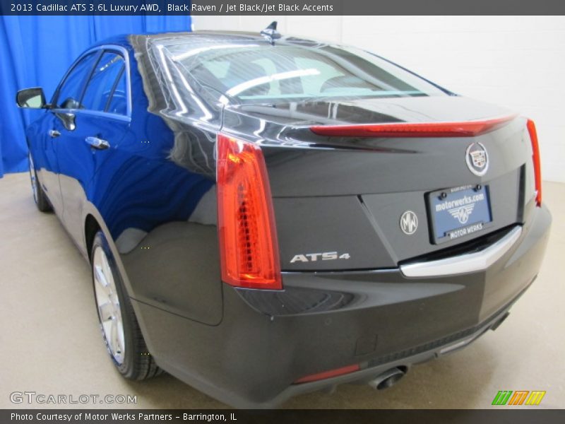 Black Raven / Jet Black/Jet Black Accents 2013 Cadillac ATS 3.6L Luxury AWD