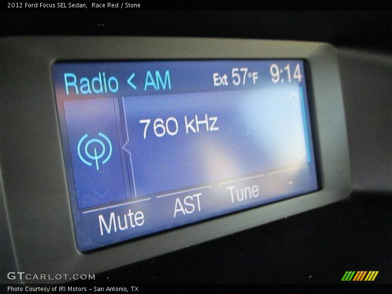 Race Red / Stone 2012 Ford Focus SEL Sedan