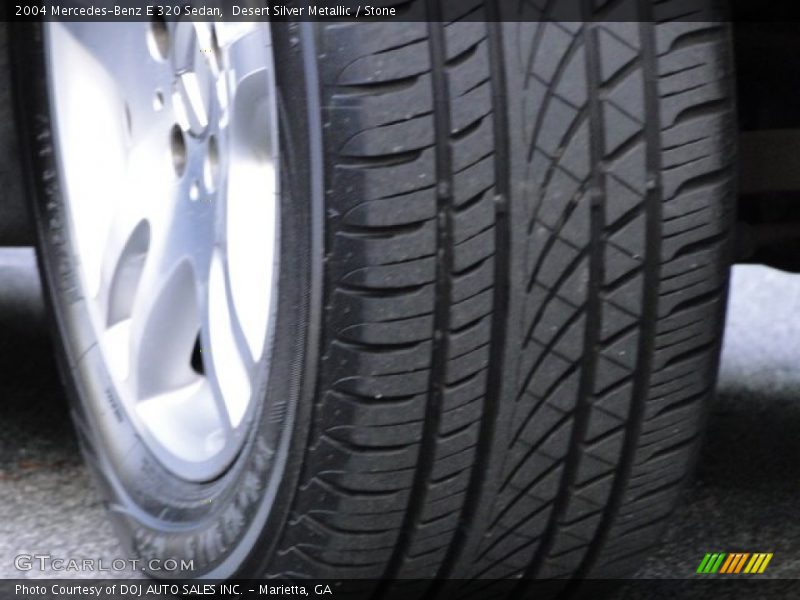 Desert Silver Metallic / Stone 2004 Mercedes-Benz E 320 Sedan