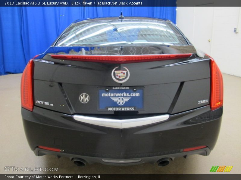 Black Raven / Jet Black/Jet Black Accents 2013 Cadillac ATS 3.6L Luxury AWD