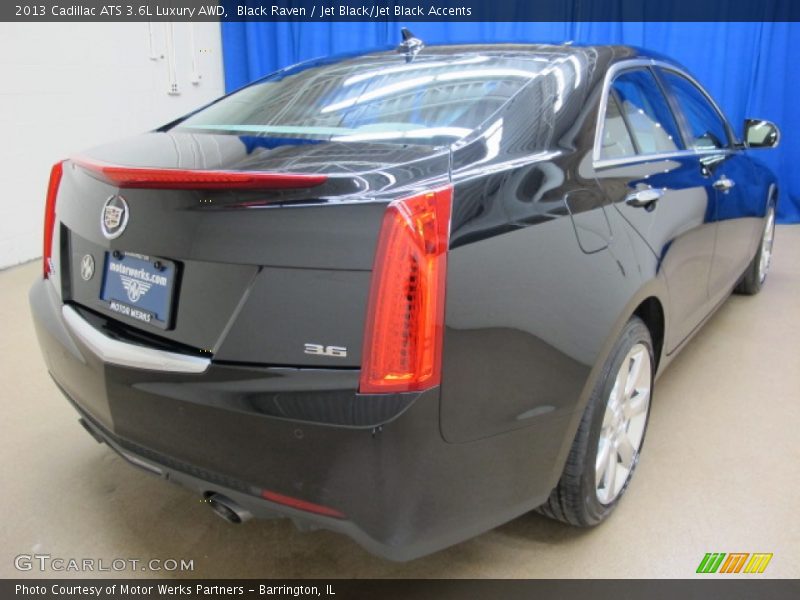 Black Raven / Jet Black/Jet Black Accents 2013 Cadillac ATS 3.6L Luxury AWD