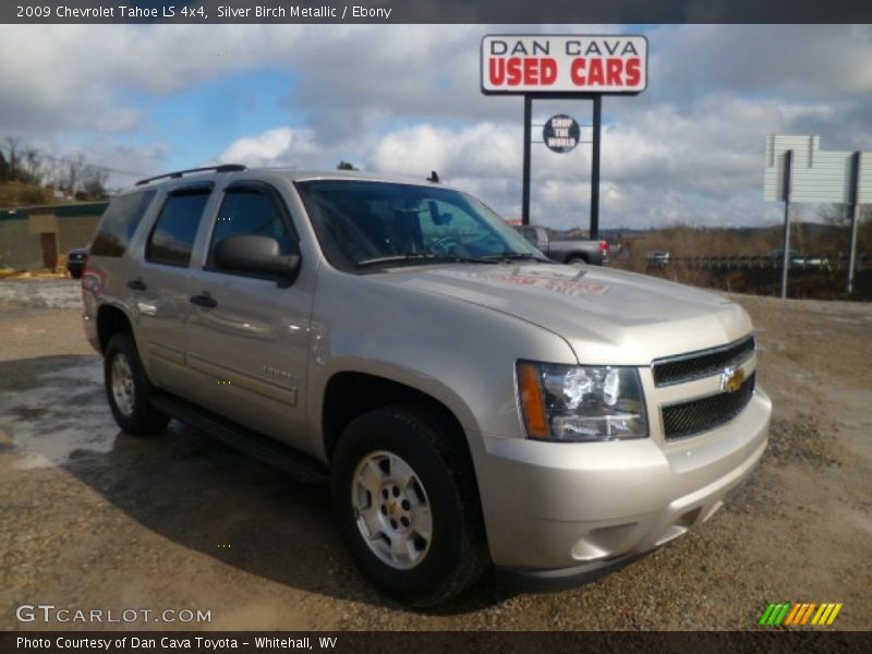 Silver Birch Metallic / Ebony 2009 Chevrolet Tahoe LS 4x4