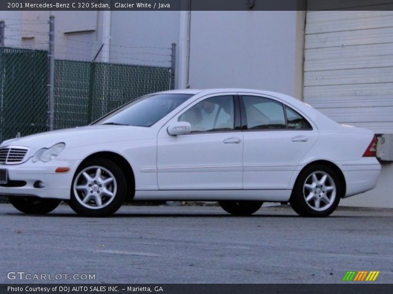 Glacier White / Java 2001 Mercedes-Benz C 320 Sedan