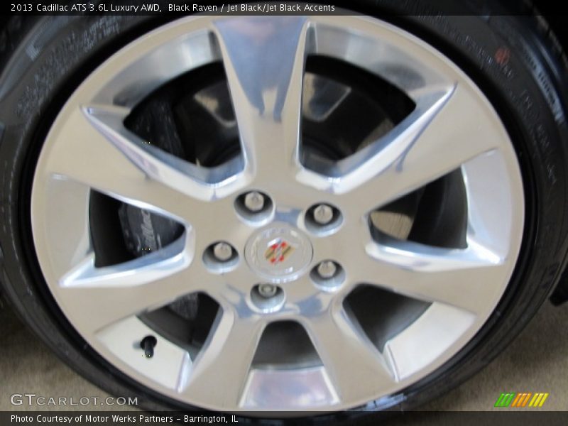 Black Raven / Jet Black/Jet Black Accents 2013 Cadillac ATS 3.6L Luxury AWD