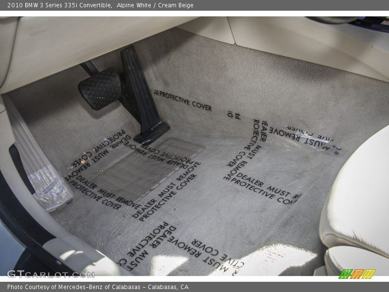 Alpine White / Cream Beige 2010 BMW 3 Series 335i Convertible