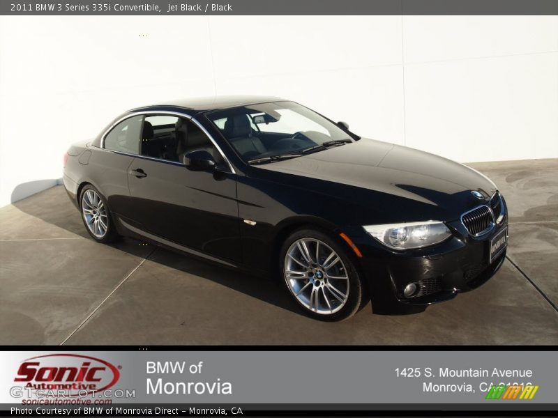 Jet Black / Black 2011 BMW 3 Series 335i Convertible
