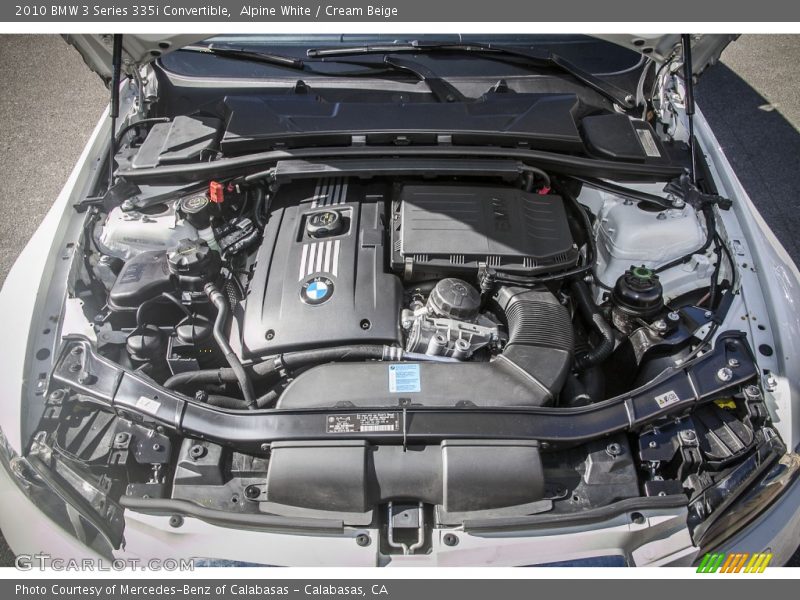  2010 3 Series 335i Convertible Engine - 3.0 Liter Twin-Turbocharged DOHC 24-Valve VVT Inline 6 Cylinder