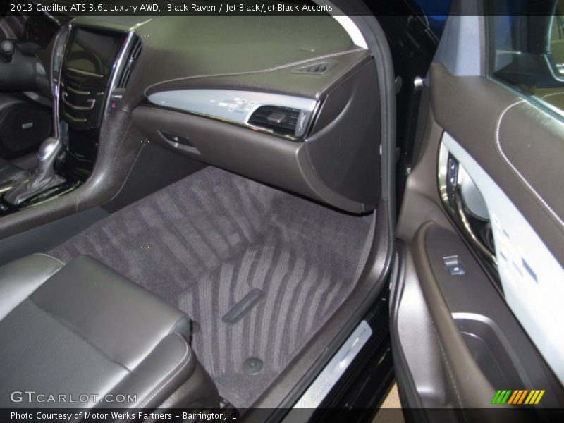 Black Raven / Jet Black/Jet Black Accents 2013 Cadillac ATS 3.6L Luxury AWD