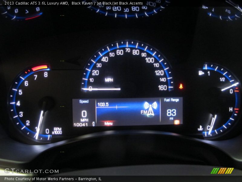 Black Raven / Jet Black/Jet Black Accents 2013 Cadillac ATS 3.6L Luxury AWD