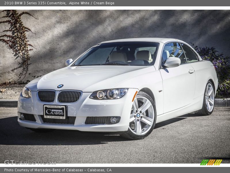 Alpine White / Cream Beige 2010 BMW 3 Series 335i Convertible