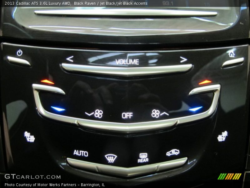 Black Raven / Jet Black/Jet Black Accents 2013 Cadillac ATS 3.6L Luxury AWD