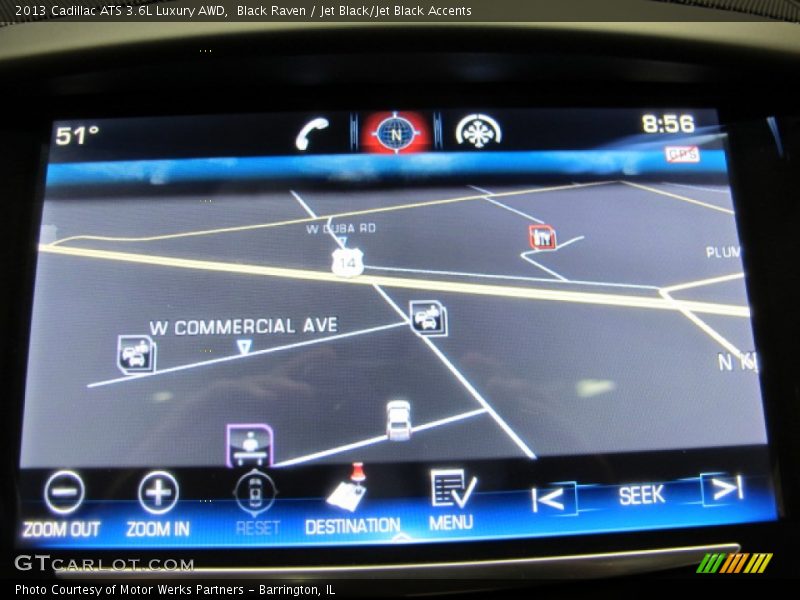 Black Raven / Jet Black/Jet Black Accents 2013 Cadillac ATS 3.6L Luxury AWD
