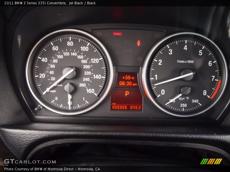 Jet Black / Black 2011 BMW 3 Series 335i Convertible