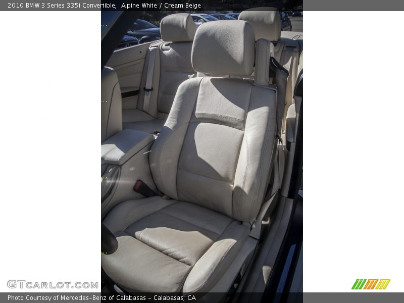 Alpine White / Cream Beige 2010 BMW 3 Series 335i Convertible