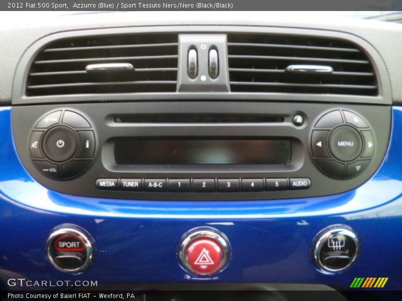 Audio System of 2012 500 Sport