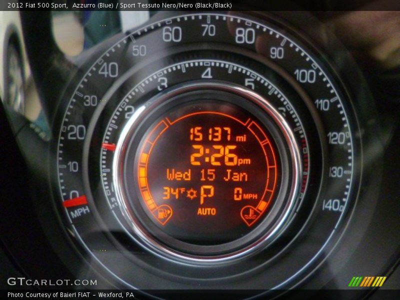 2012 500 Sport Sport Gauges