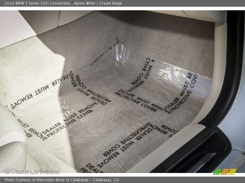 Alpine White / Cream Beige 2010 BMW 3 Series 335i Convertible