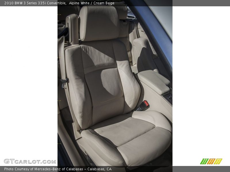 Alpine White / Cream Beige 2010 BMW 3 Series 335i Convertible