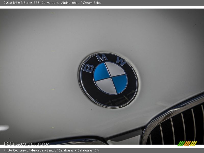 Alpine White / Cream Beige 2010 BMW 3 Series 335i Convertible