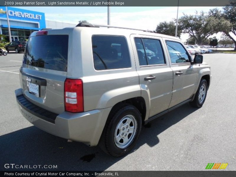 Light Sandstone Metallic / Light Pebble Beige 2009 Jeep Patriot Sport