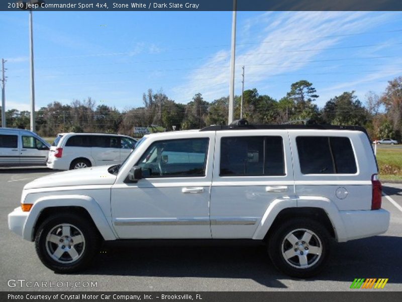 Stone White / Dark Slate Gray 2010 Jeep Commander Sport 4x4