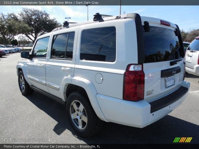 Stone White / Dark Slate Gray 2010 Jeep Commander Sport 4x4