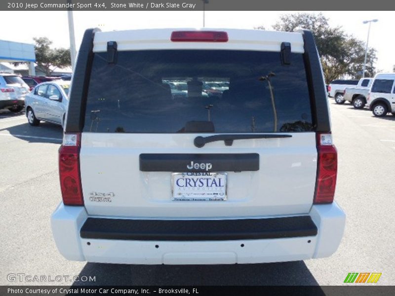 Stone White / Dark Slate Gray 2010 Jeep Commander Sport 4x4