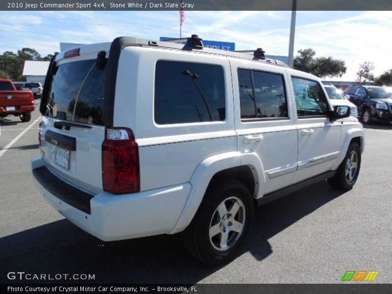 Stone White / Dark Slate Gray 2010 Jeep Commander Sport 4x4