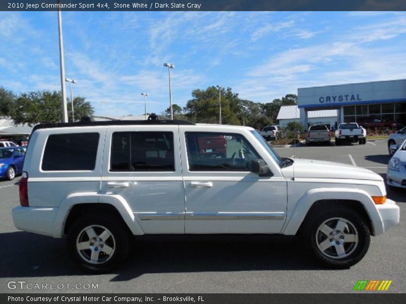 Stone White / Dark Slate Gray 2010 Jeep Commander Sport 4x4