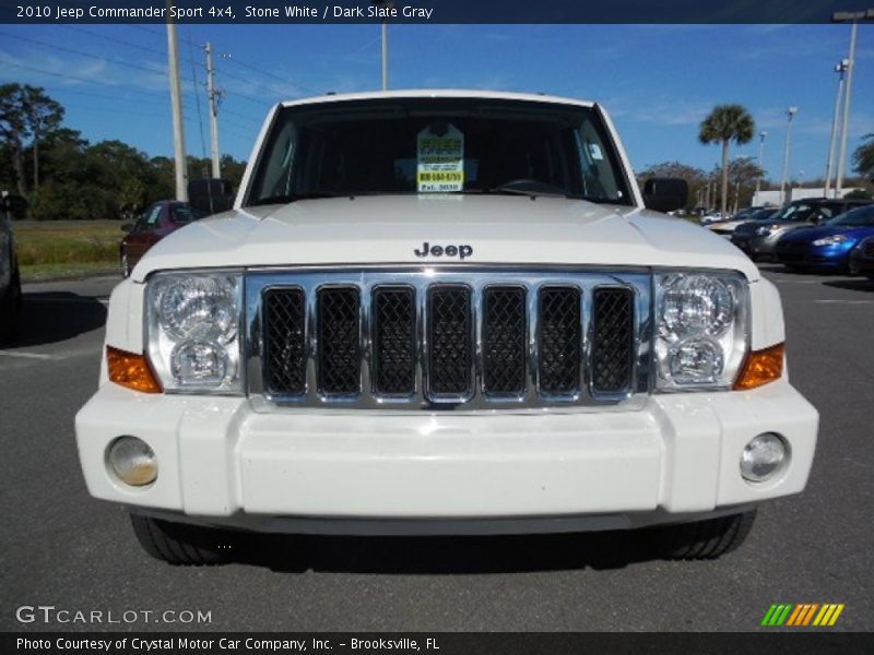 Stone White / Dark Slate Gray 2010 Jeep Commander Sport 4x4