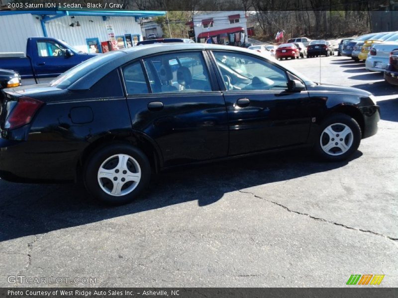 Black / Gray 2003 Saturn ION 1 Sedan