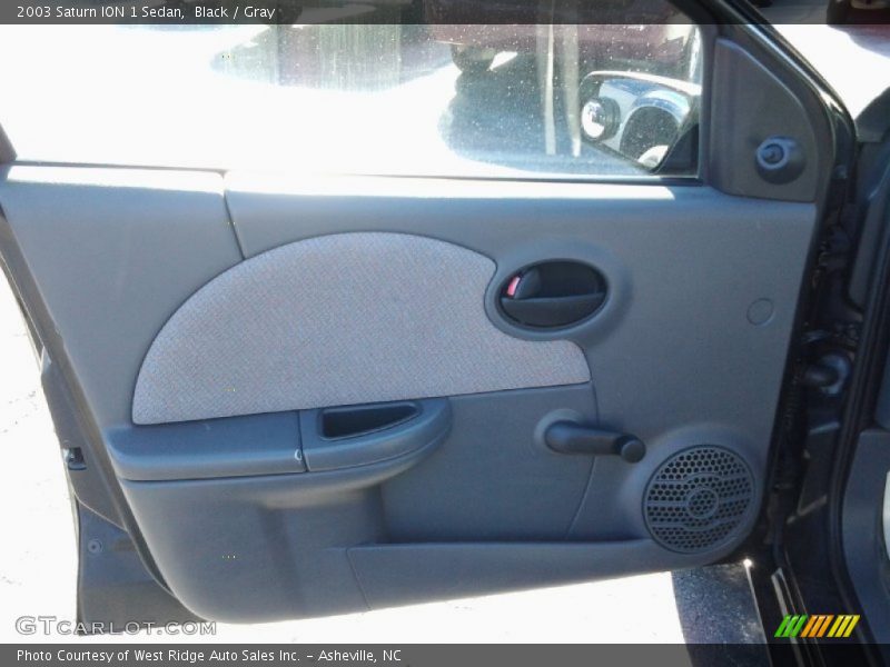 Black / Gray 2003 Saturn ION 1 Sedan