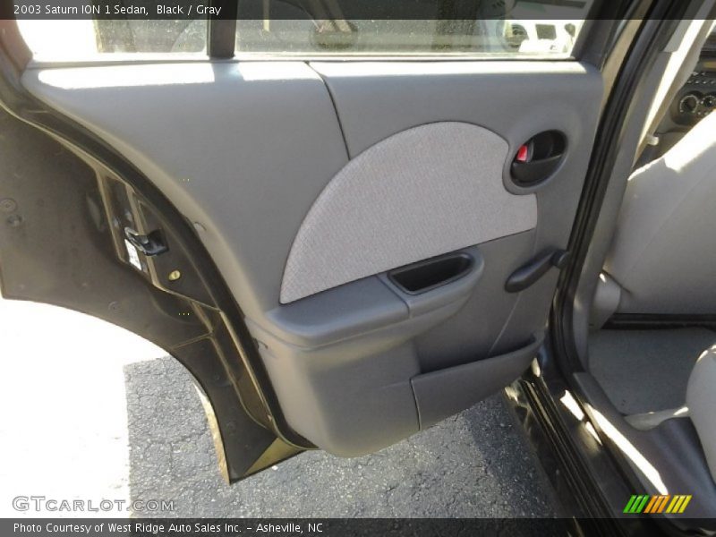 Black / Gray 2003 Saturn ION 1 Sedan