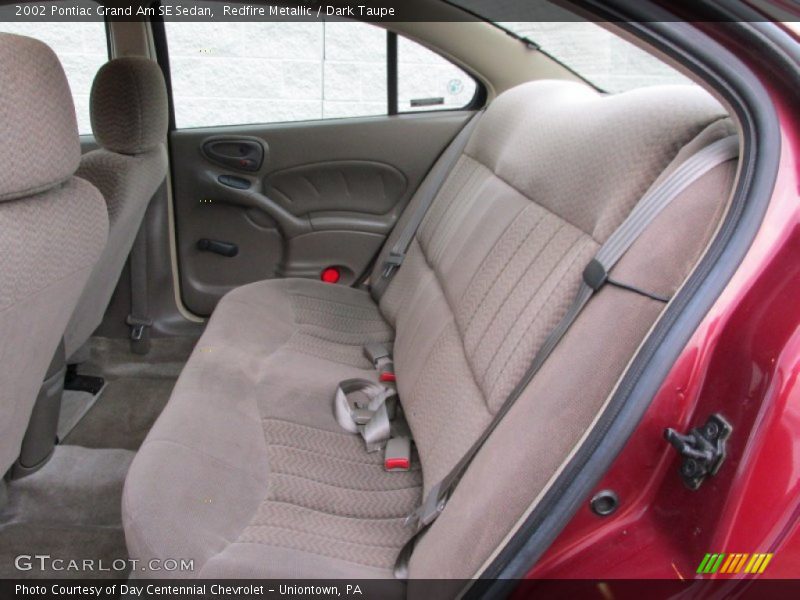 Rear Seat of 2002 Grand Am SE Sedan