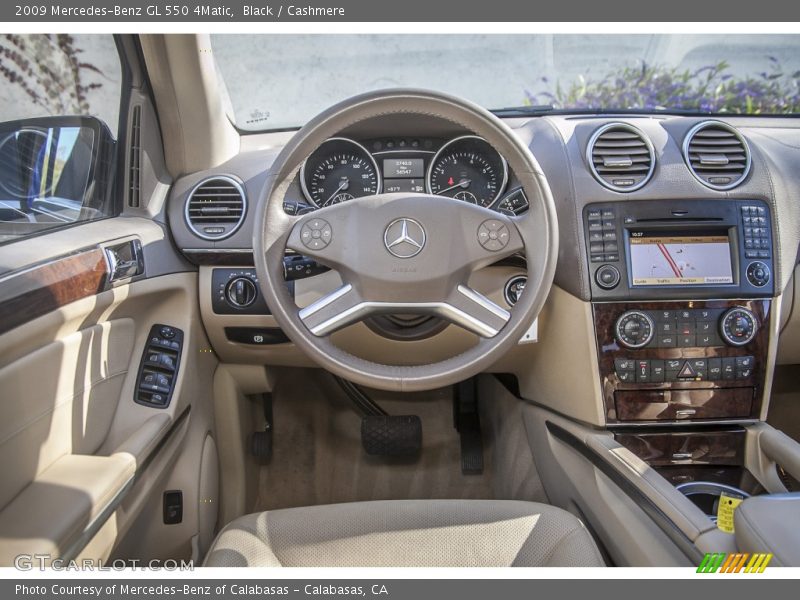 Black / Cashmere 2009 Mercedes-Benz GL 550 4Matic