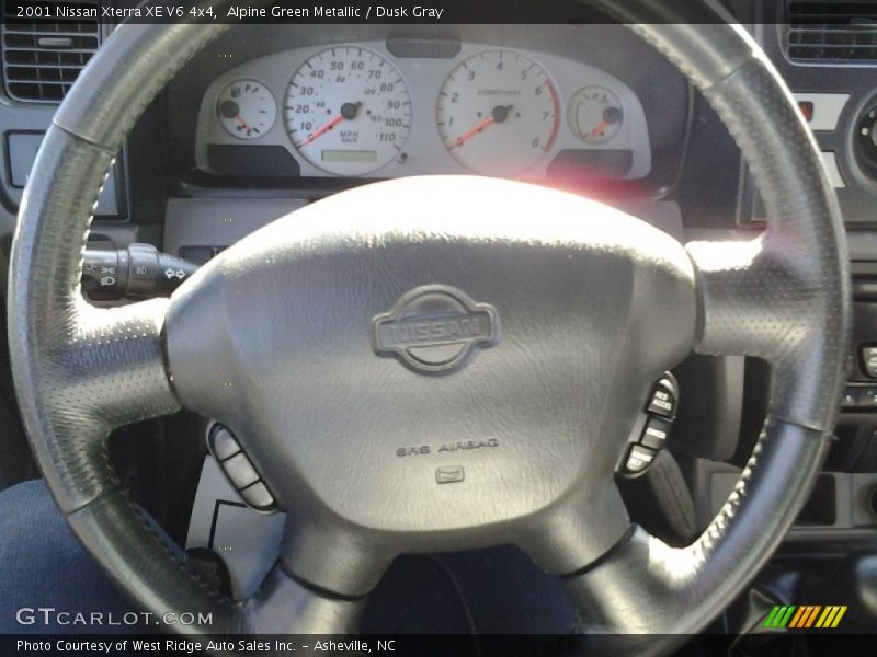 Alpine Green Metallic / Dusk Gray 2001 Nissan Xterra XE V6 4x4