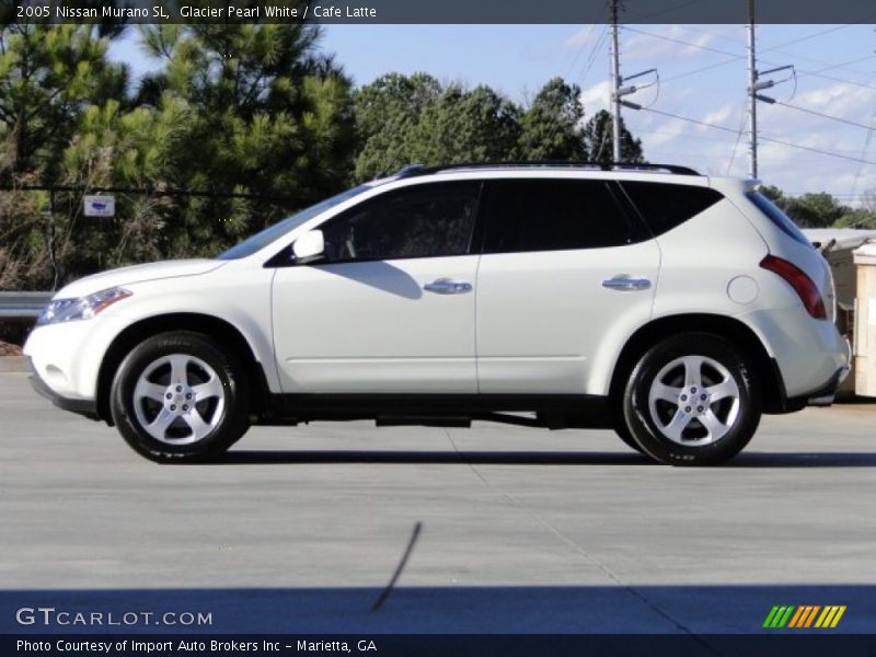 Glacier Pearl White / Cafe Latte 2005 Nissan Murano SL