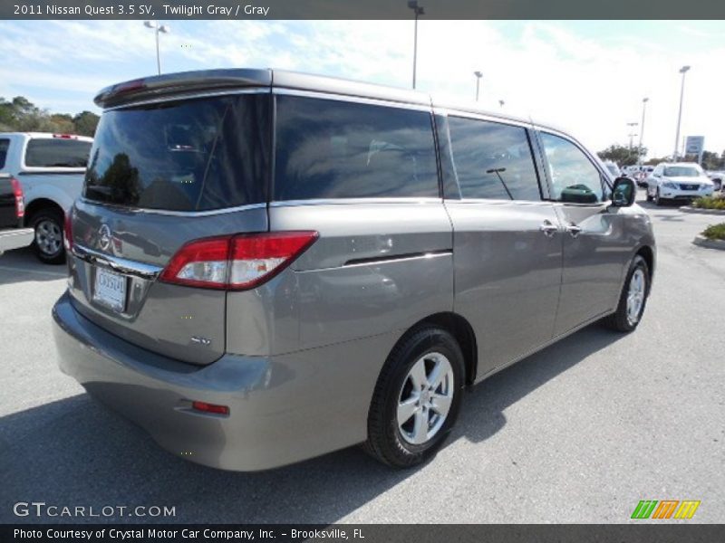 Twilight Gray / Gray 2011 Nissan Quest 3.5 SV