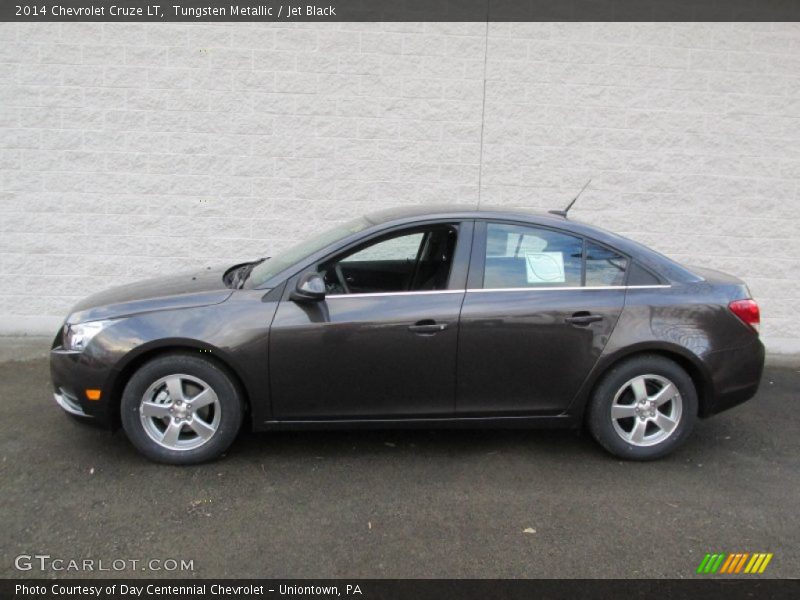 Tungsten Metallic / Jet Black 2014 Chevrolet Cruze LT